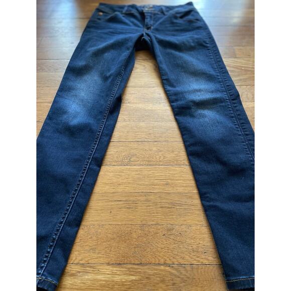 HUDSON ‘Collin Skinny Crop’ Stretch Low-Rise Blue Jeans sz 27 - Picture 2 of 11